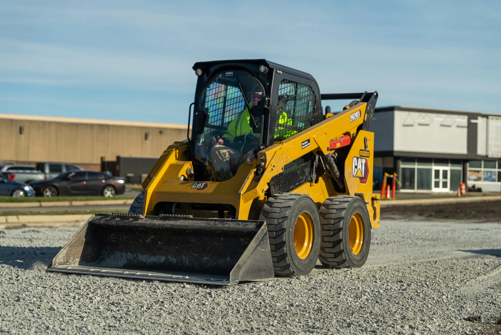 Target store emergency parking lot repair in Northern Indiana — milling, base repair, asphalt paving and striping by Advantage Paving